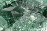 Fluorescent Green Fluorite Cluster - Diana Maria Mine, England #208870-2